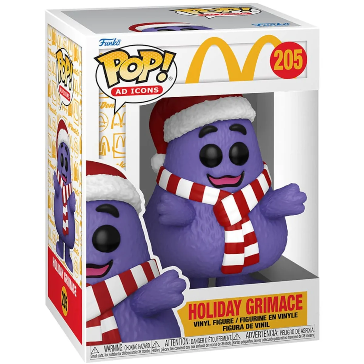 74065 Funko Pop Ad Icons McDonalds Holiday Grimace Collectable Vinyl Figure Front
