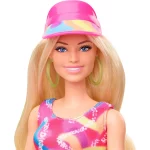 Barbie The Movie Doll Margot Robbie As Barbie Collectible Inline Skating Doll Face