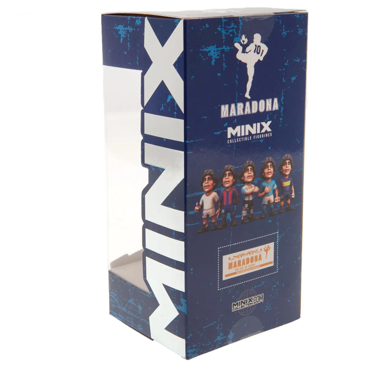 Diego Maradona Argentina 12cm MINIX Collectable Figure Box Back
