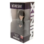 Wednesday Addams Wednesday 12cm MINIX Collectable Figure Box Left