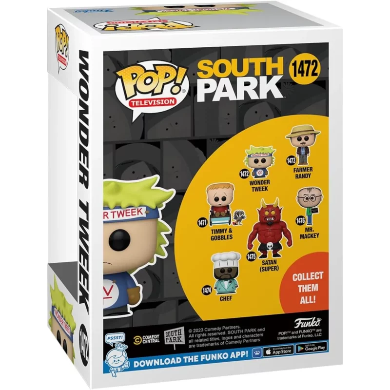 75673 Funko Pop! Television – South Park – Wonder Tweek Collectable Vinyl Figure Box Back