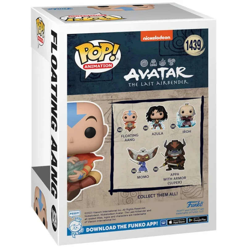 FK72099 Funko Pop! Animation – Avatar The Last Airbender – Floating Aang Collectable Vinyl Figure Box Back