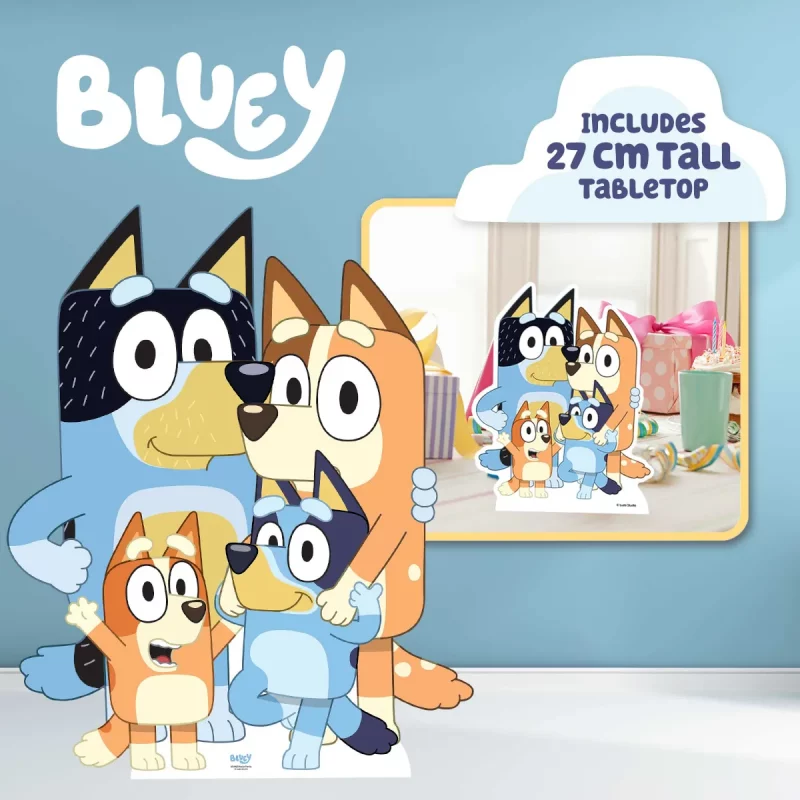 SC4465 Heeler Family (Bluey Television Series) Official Large + Mini Cardboard Cutout Standee Room