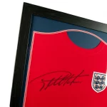 125475 England F.A. Sir Geoff Hurst Framed Signed 1966 World Cup Replica Football Shirt 2