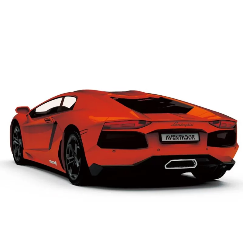 150615 Lamborghini Aventador Orange 1-14 Scale Radio Controlled Car 3