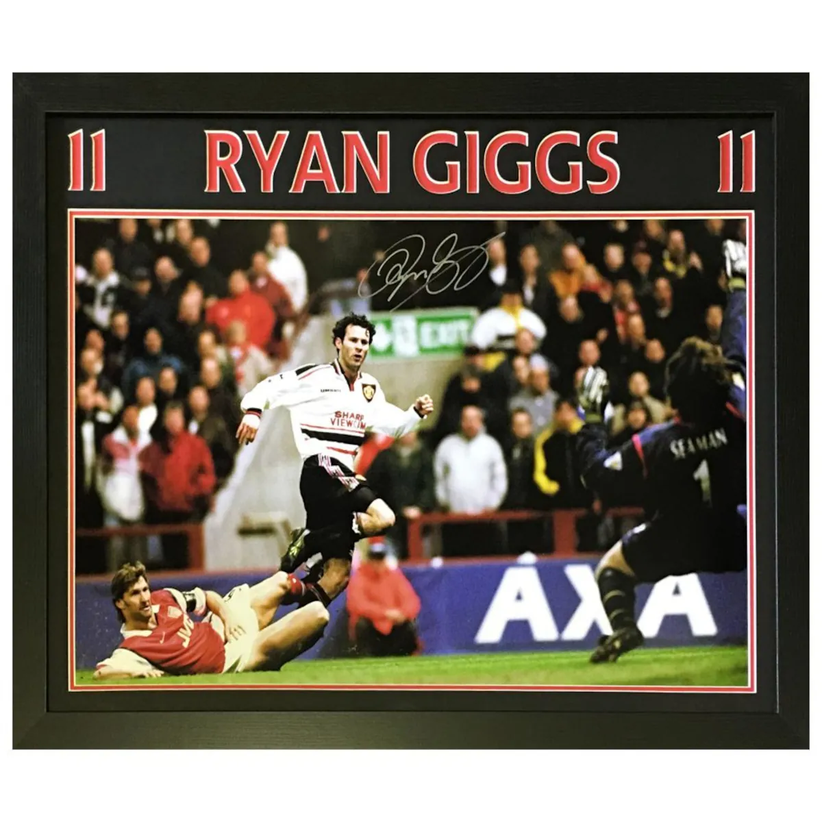 173289 Manchester United F.C. Ryan Giggs Framed Signed Print