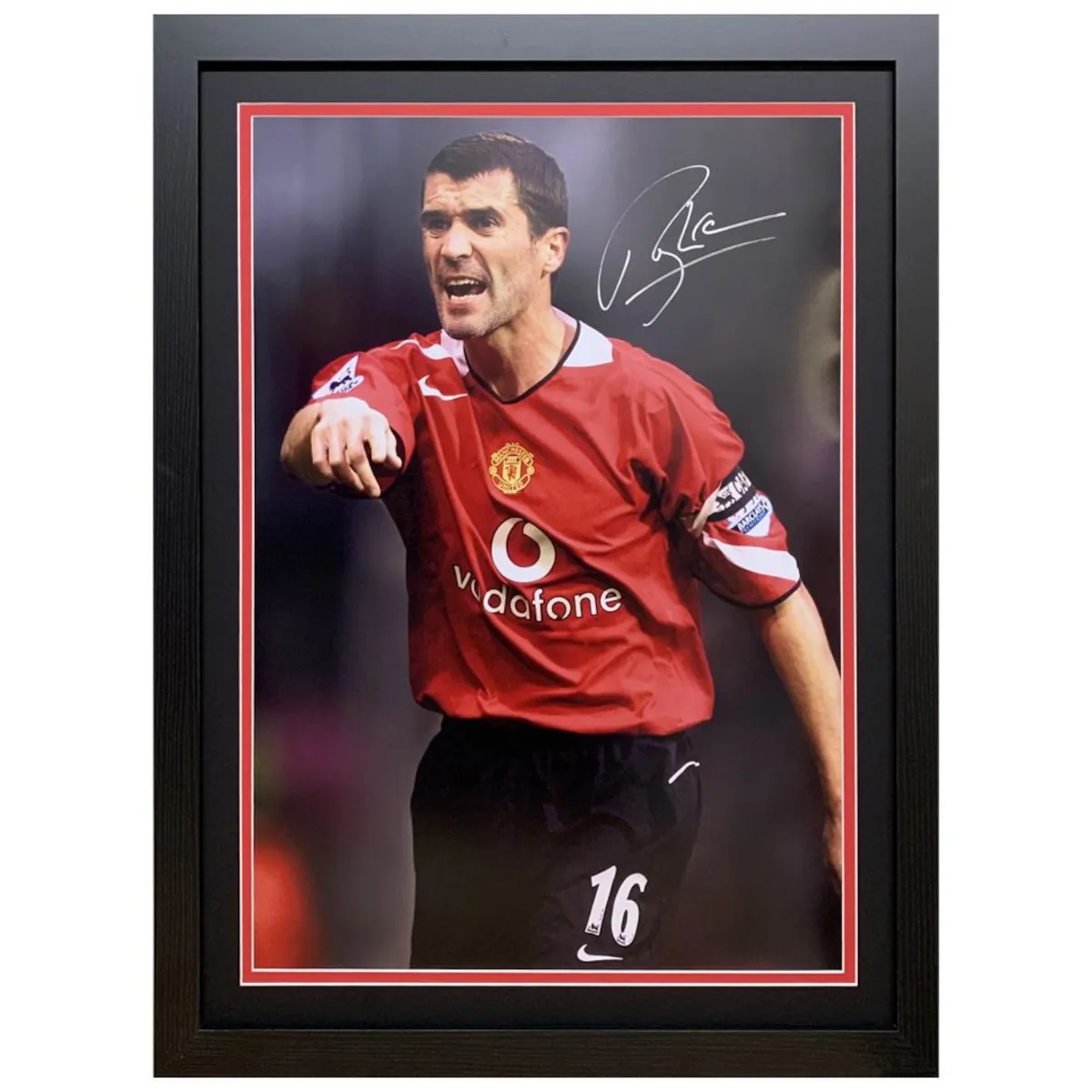 173291 Manchester United F.C. Roy Keane Framed Signed Print