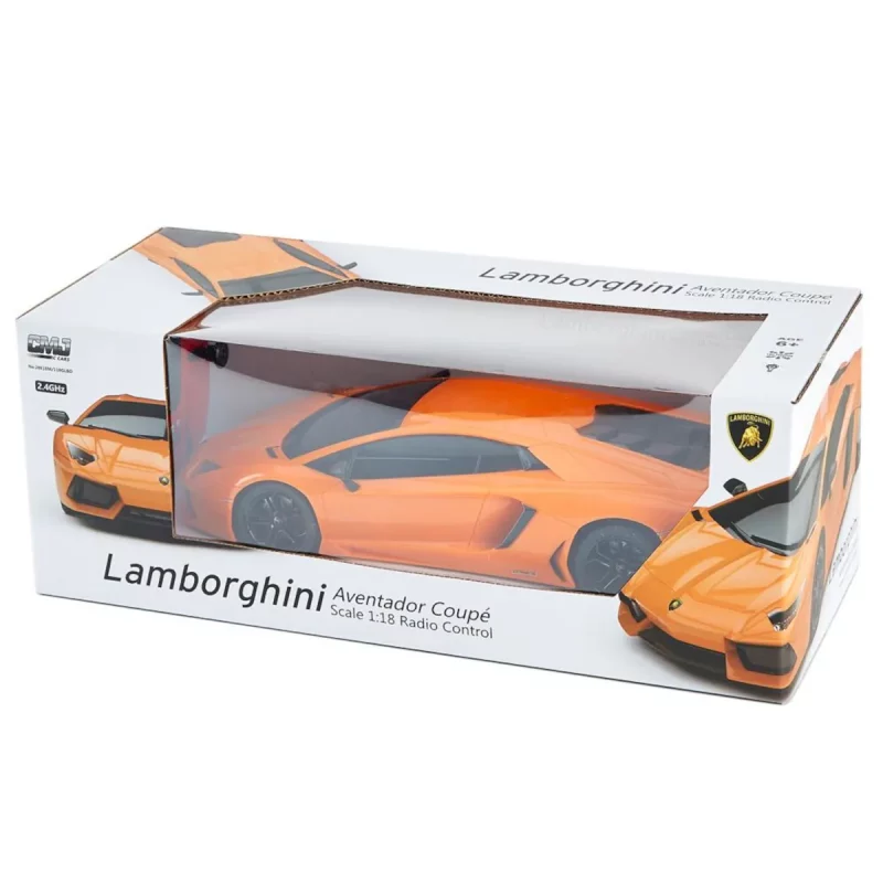 175961 Lamborghini Aventador Orange 1-18 Scale Radio Controlled Car 6