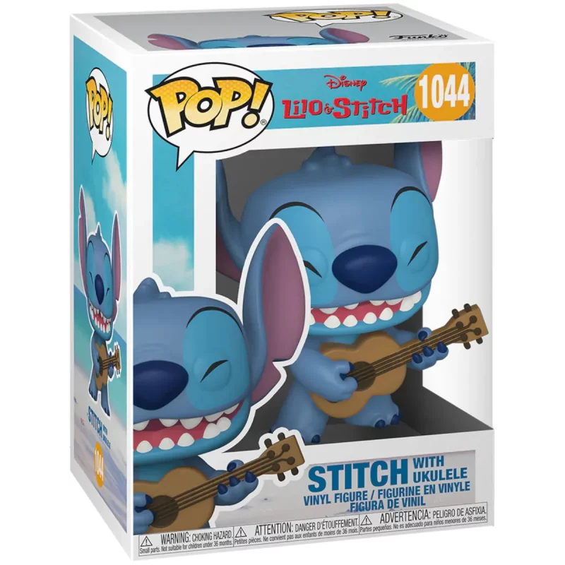 55615 Funko Pop! Disney - Lilo & Stitch - Stitch with Ukulele Collectable Vinyl Figure Box Front
