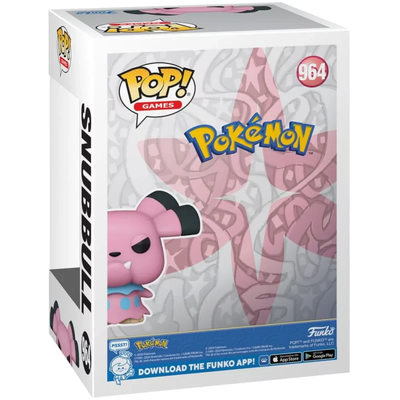70929 Funko Pop! Games - Pokémon - Snubbull Collectable Vinyl Figure Box Back
