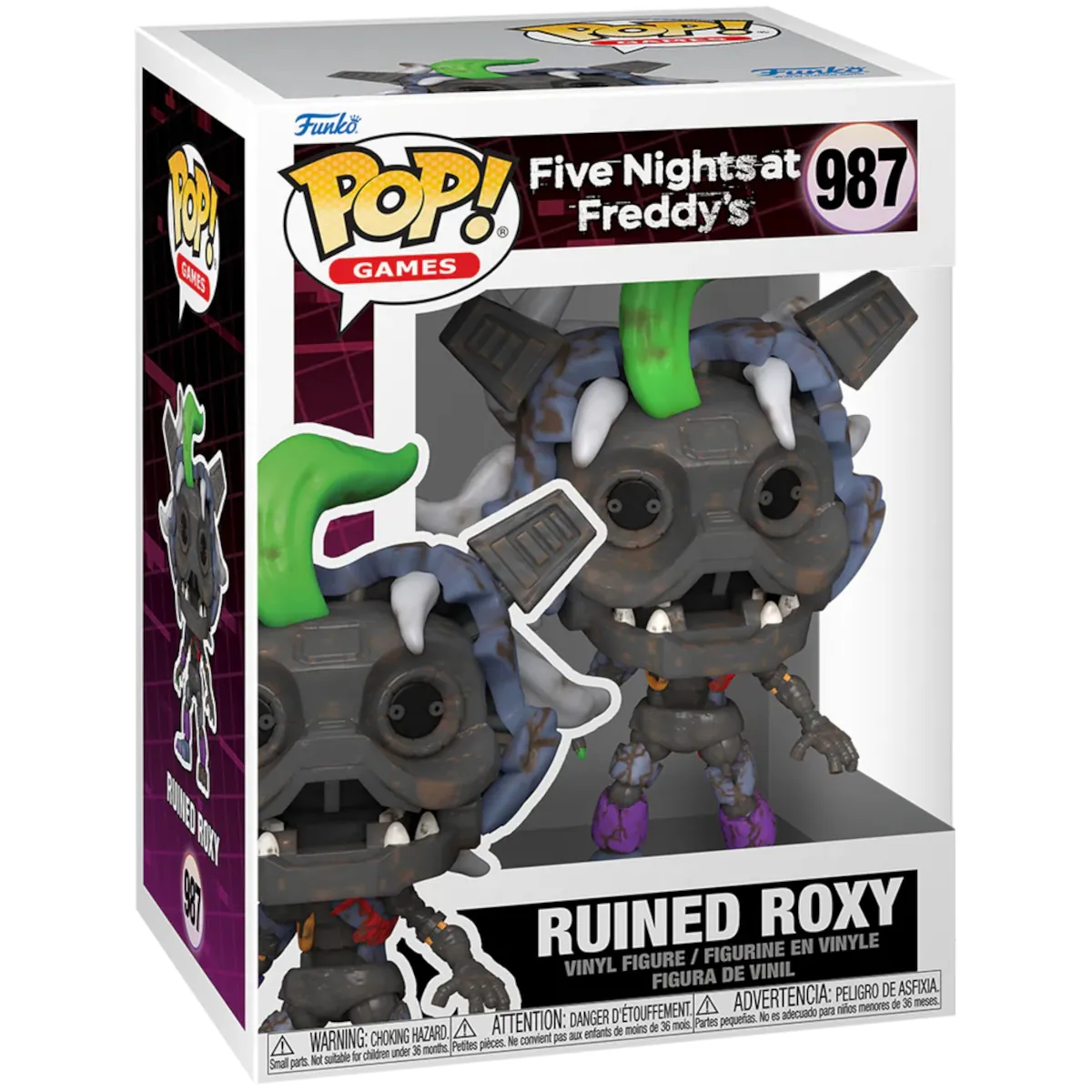 72472 Funko Pop! Games - Five Nights at Freddy's - Ruined Roxy Collectable Vinyl Figure Box Front
