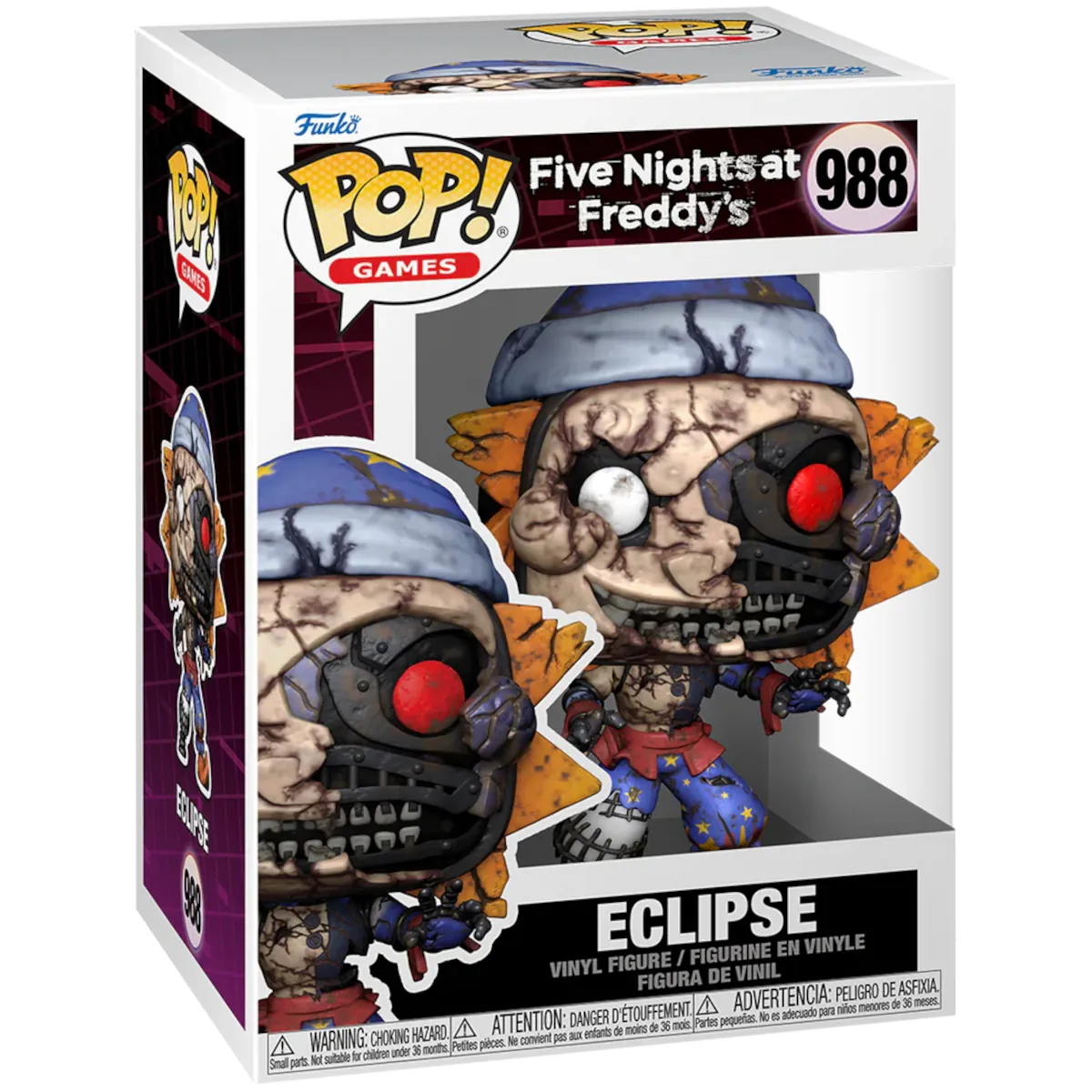 72474 Funko Pop! Games - Five Nights at Freddy's - Eclipse Collectable Vinyl Figure Box Front