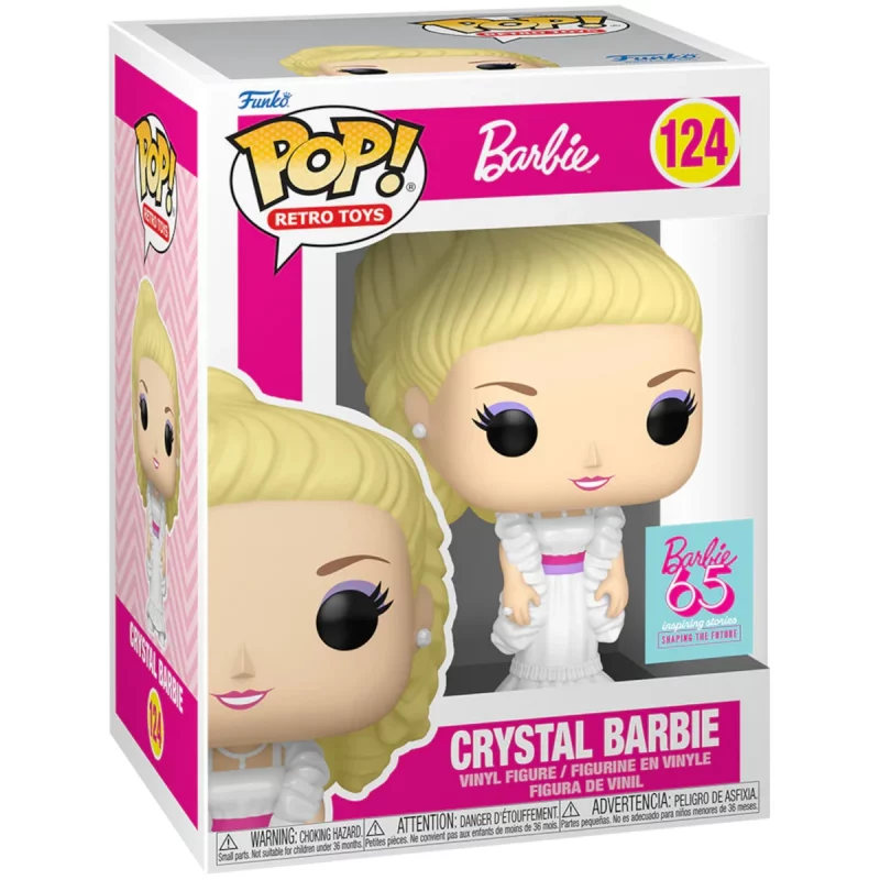 75158 Funko Pop! Retro Toys - Barbie - Crystal Barbie Collectable Vinyl Figure Box Front