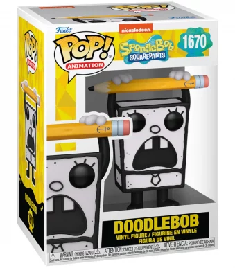 75733 Funko Pop! Animation - SpongeBob SquarePants - DoodleBob Collectable Vinyl Figure Box Front