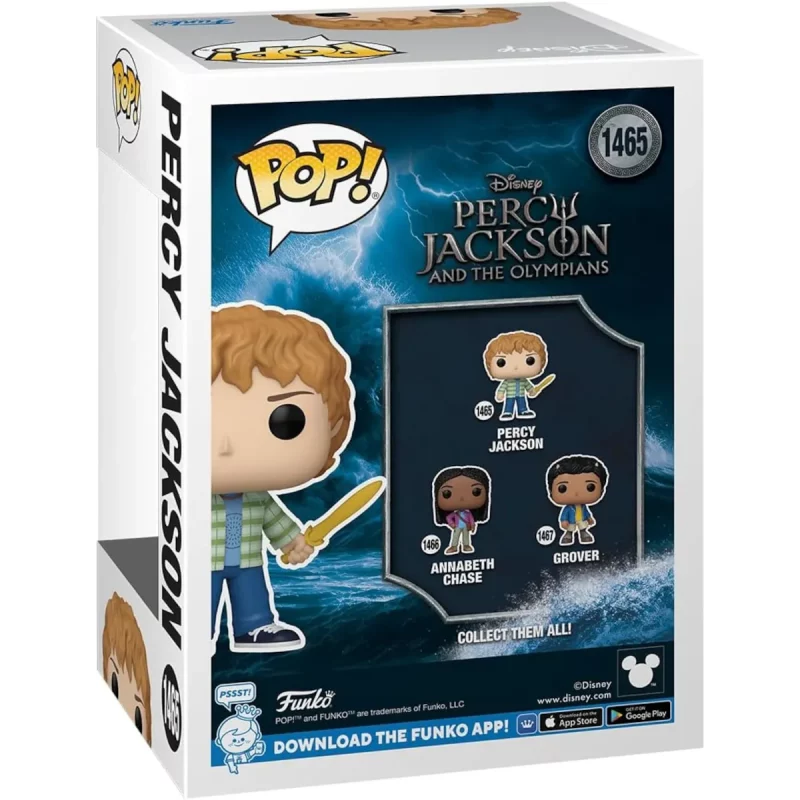 76060 Funko Pop! Disney - Percy Jackson And The Olympians - Percy Jackson Collectable Vinyl Figure Box Back