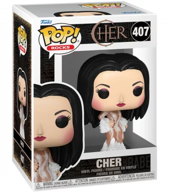 79704 Funko Pop! Rocks - Cher (Met Gala 1974) Collectable Vinyl Figure Box Front