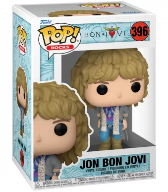 79707 Funko Pop! Rocks - Bon Jovi - Jon Bon Jovi Collectable Vinyl Figure Box Front