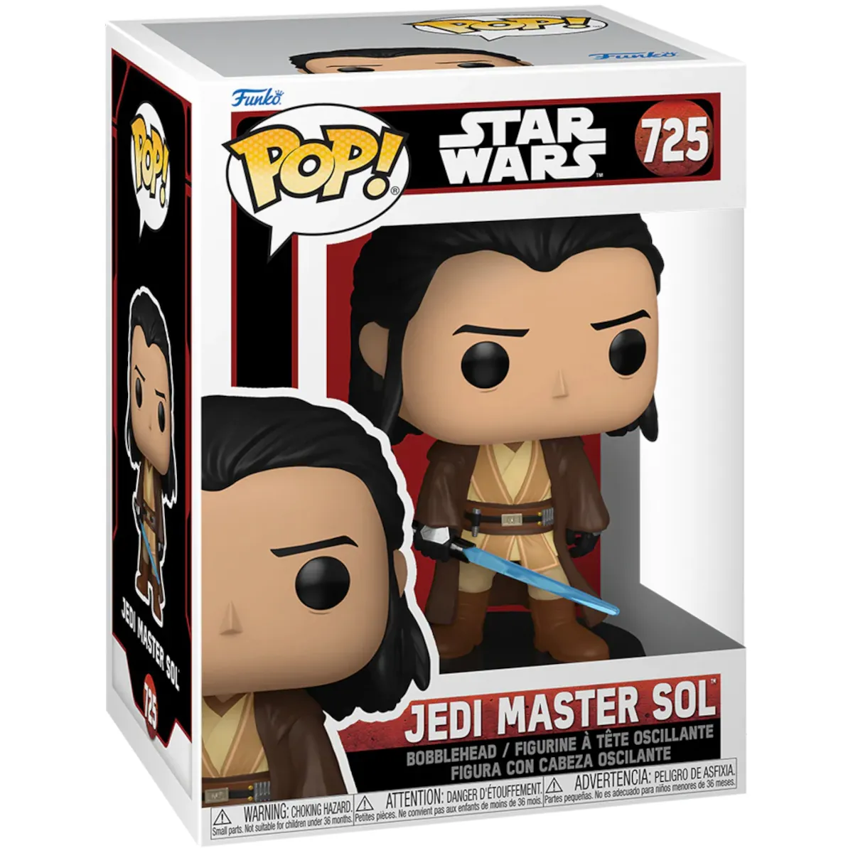 79758 Funko Pop! Television - Star Wars The Acolyte - Jedi Master Sol Collectable Vinyl Figure Box Front