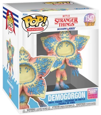 79996 Funko Pop! Television - Stranger Things - Demogorgon (Scoops Ahoy) Super Sized Collectable Vinyl Figure Box Front