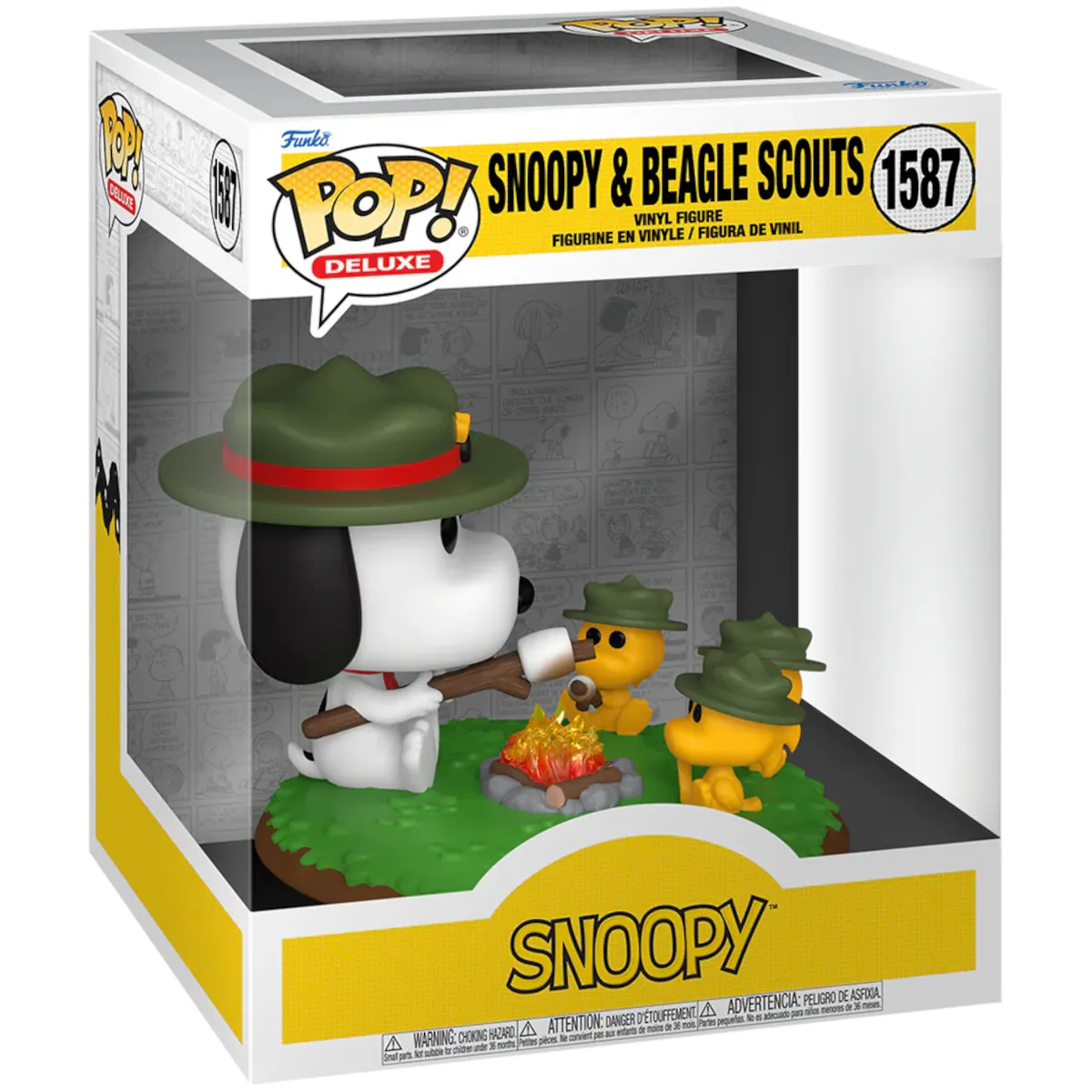 79999 Funko Pop! Animation - Snoopy - Snoopy & Beagle Scouts Collectable Vinyl Figure Box Front
