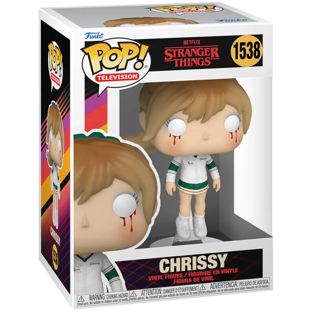 80136 Funko Pop! Television - Stranger Things (Season 4) - Chrissy (Floating) Collectable Vinyl Figure Box Front