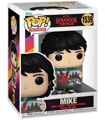 80137 Funko Pop! Television - Stranger Things (Season 4) - Mike (With Will’s Painting) Collectable Vinyl Figure Box Front