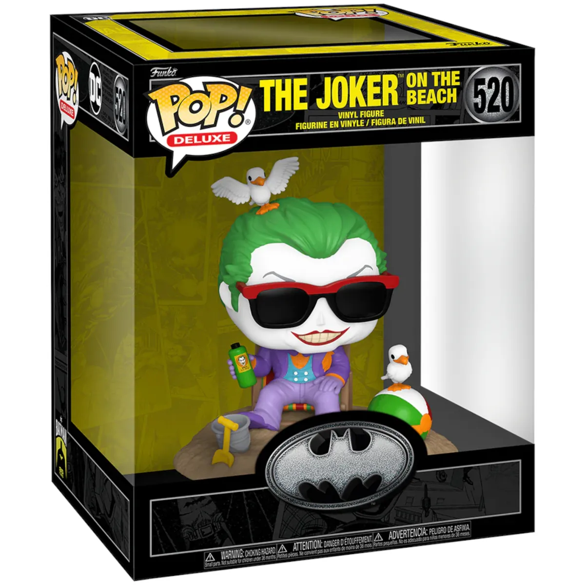 80682 Funko Pop! Deluxe - Batman (85th Anniversary) - The Joker On The Beach Collectable Vinyl Figure Box Front