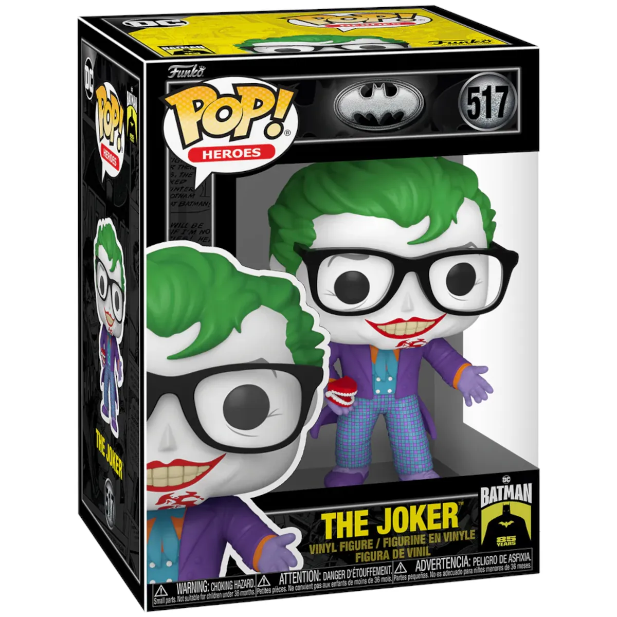 80687 Funko Pop! Heroes - Batman (85th Anniversary) - The Joker Collectable Vinyl Figure Box Front