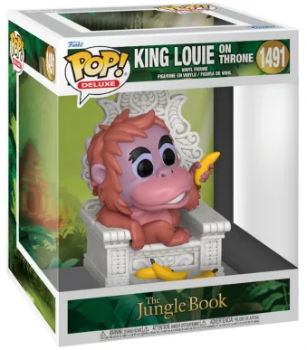 80785 Funko Pop! Deluxe - Disney The Jungle Book - King Louie on Throne Collectable Vinyl Figure Box Front