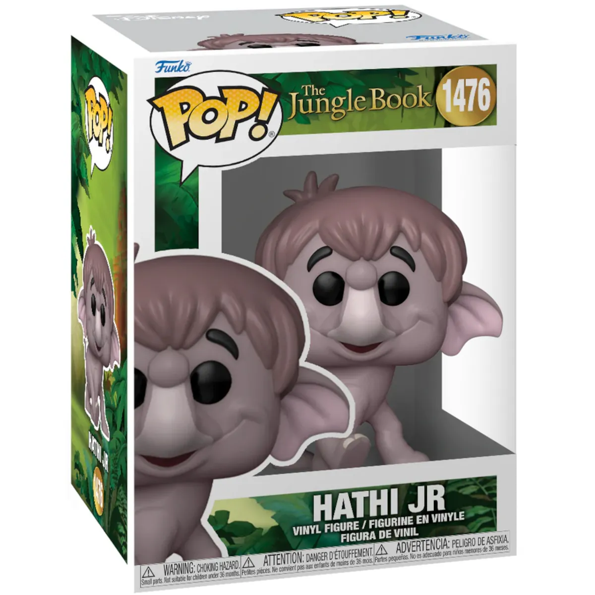 80788 Funko Pop! Animation - Disney The Jungle Book - Hathi Jr Collectable Vinyl Figure Box Front