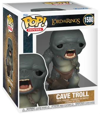 80830 Funko Pop! Movies - The Lord of the Rings - Cave Troll Super Sized Collectable Vinyl Figure Box Front
