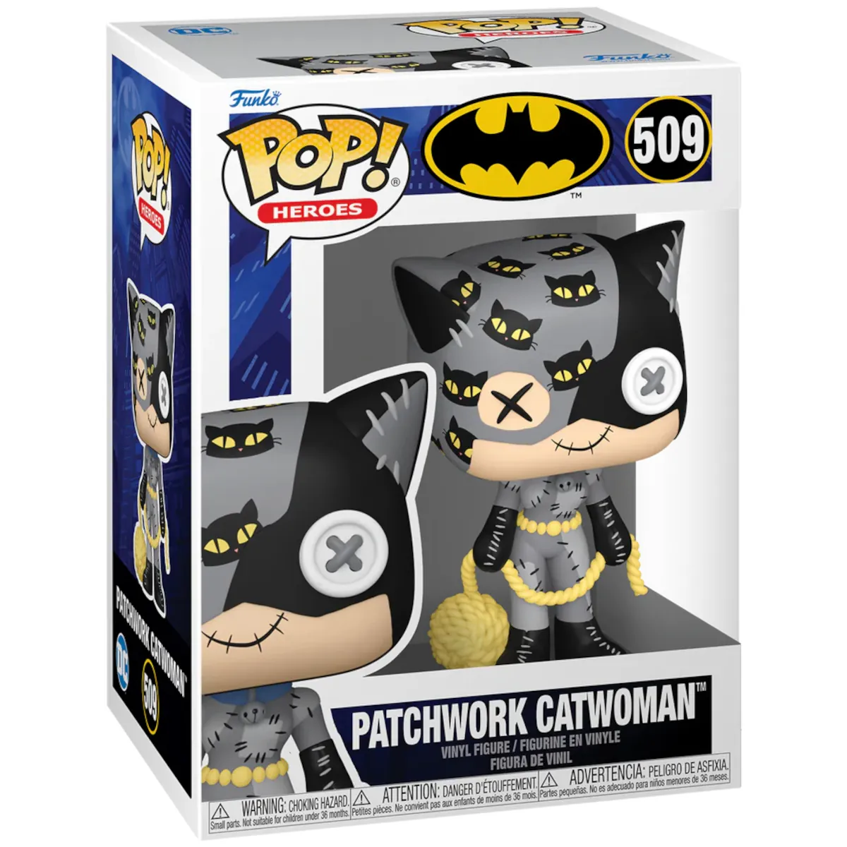 80904 Funko Pop! Heroes - DC Comics Batman - Patchwork Catwoman Collectable Vinyl Figure Box Front
