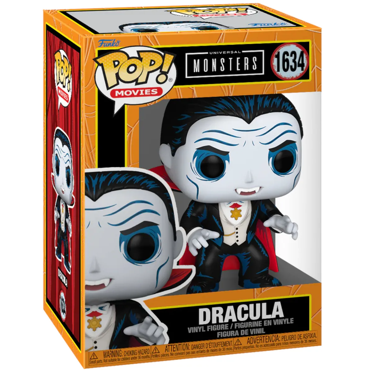 80996 Funko Pop! Movies - Universal Monsters - Dracula (Deco) Collectable Vinyl Figure Box Front
