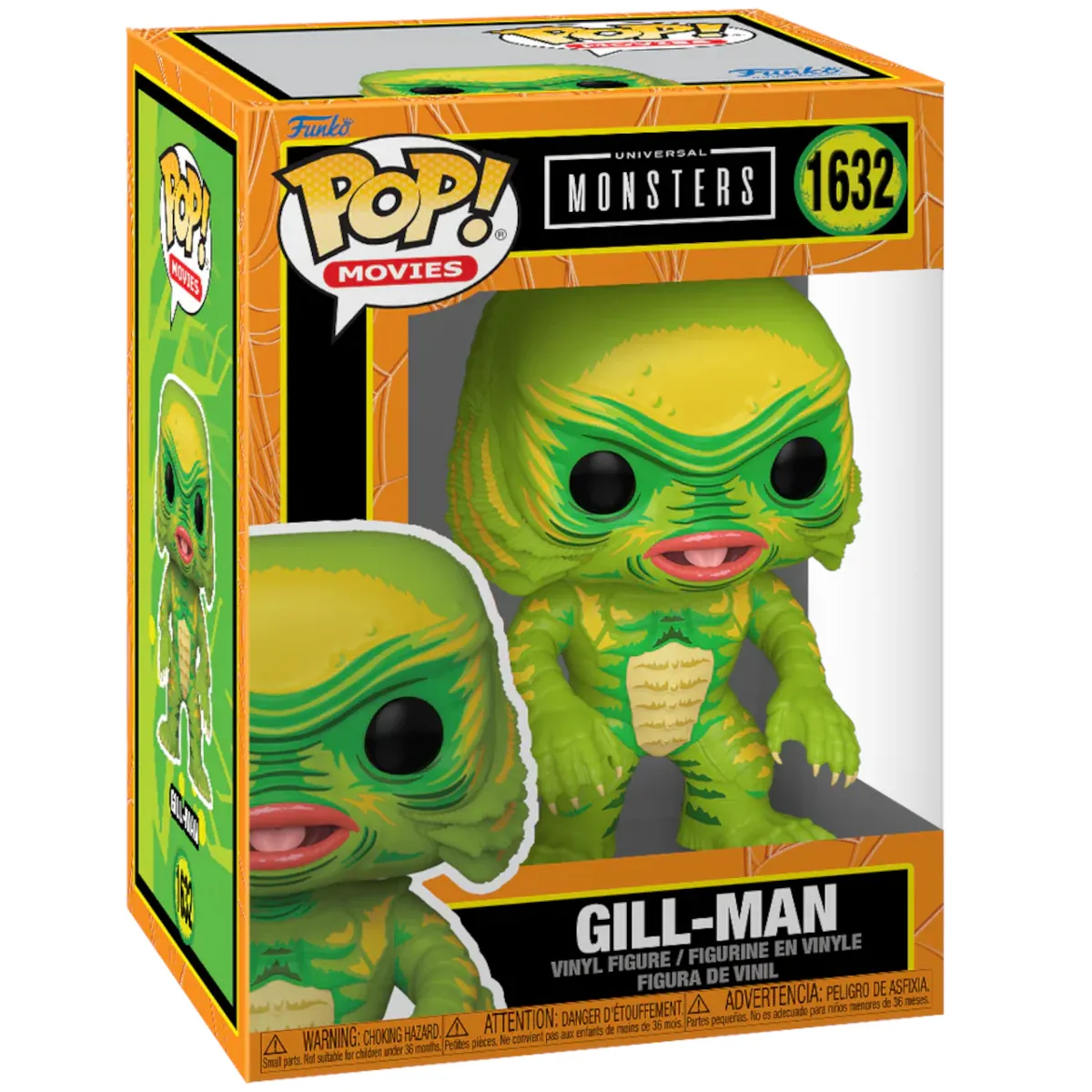 80998 Funko Pop! Movies - Universal Monsters - Gill-Man (Deco) Collectable Vinyl Figure Box Front
