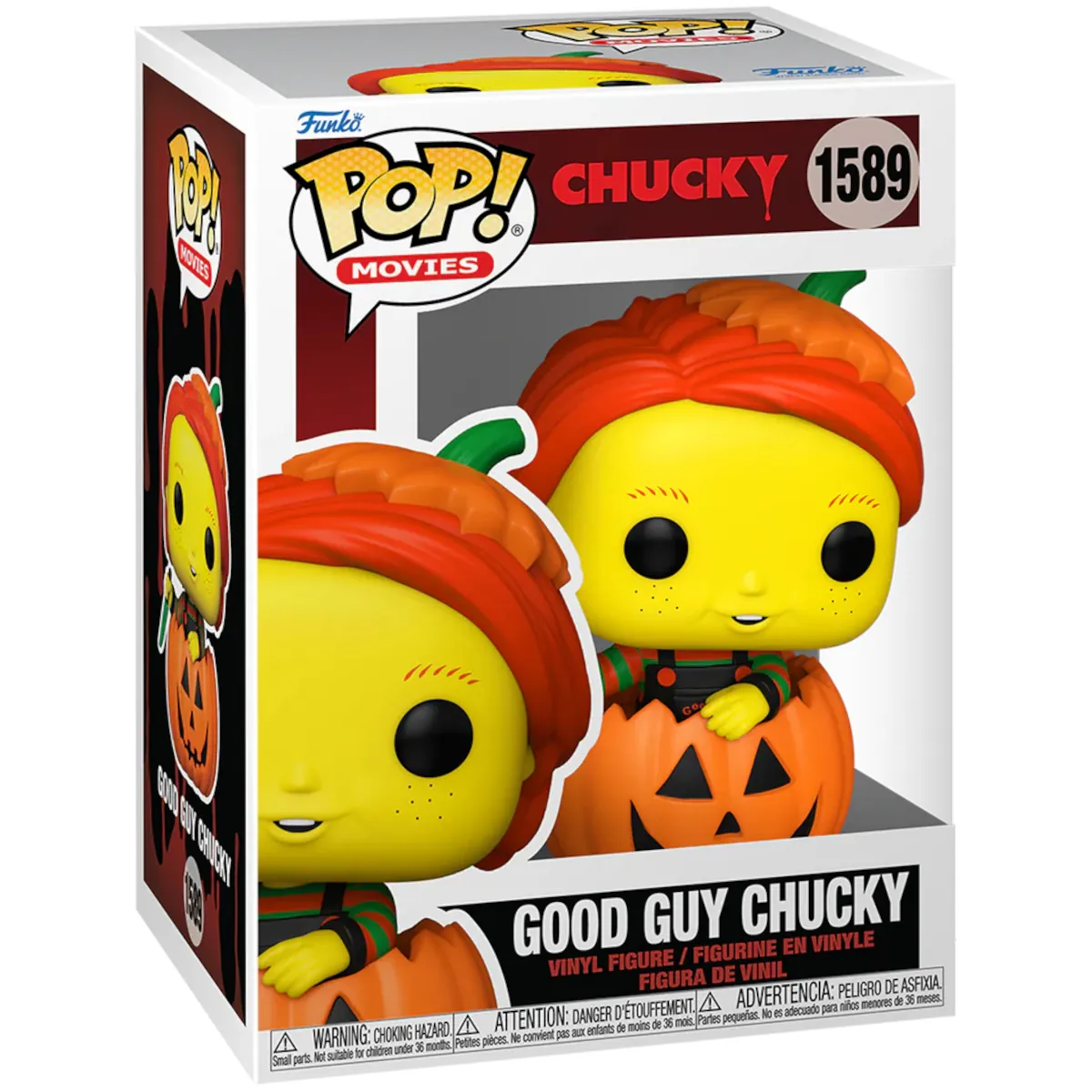80999 Funko Pop! Movies - Chucky - Good Guy Chucky Collectable Vinyl Figure Box Front