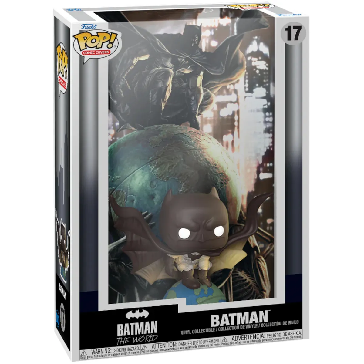 81072 Funko Pop! Comic Covers Batman The World Collectable Vinyl Figure Box Front