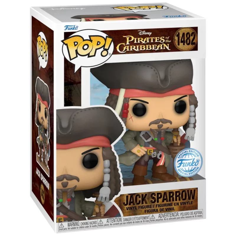 81940 Funko Pop! Disney - Pirates of the Caribbean - Jack Sparrow Collectable Vinyl Figure Box Front