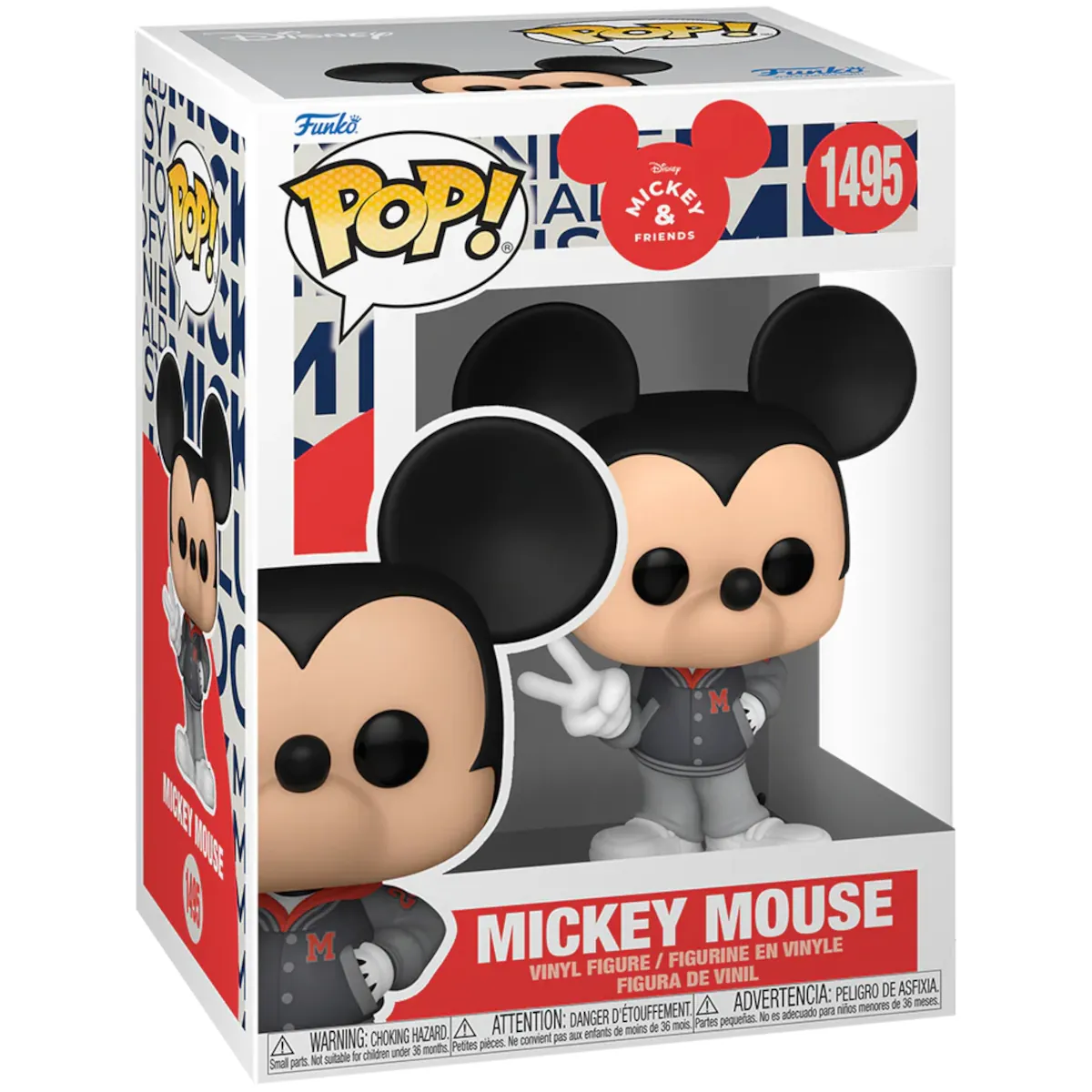 82689 Funko Pop! Disney - Mickey & Friends - Mickey Mouse Collectable Vinyl Figure Box Front