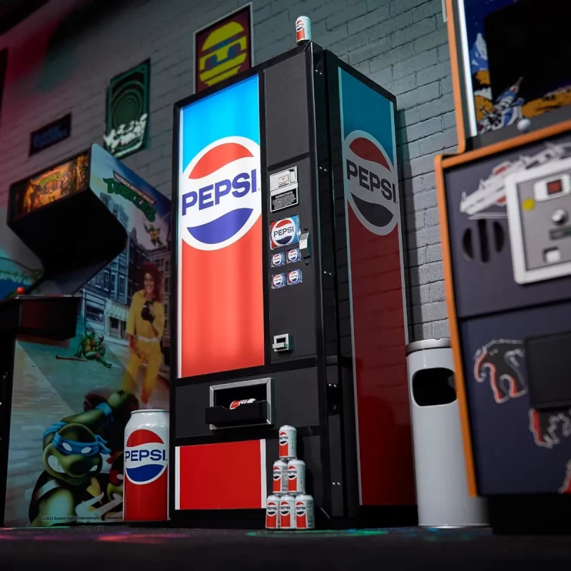 NS4271 Official Quarter Arcade 1-4 Scale Pepsi Retro Vending Machine USB Hub 5