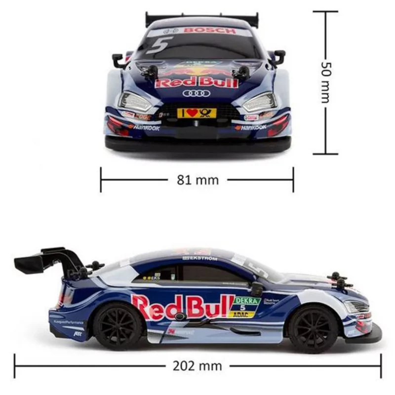 TM-03634 Audi DTM Blue Red Bull 1-24 Scale Radio Controlled Car 5