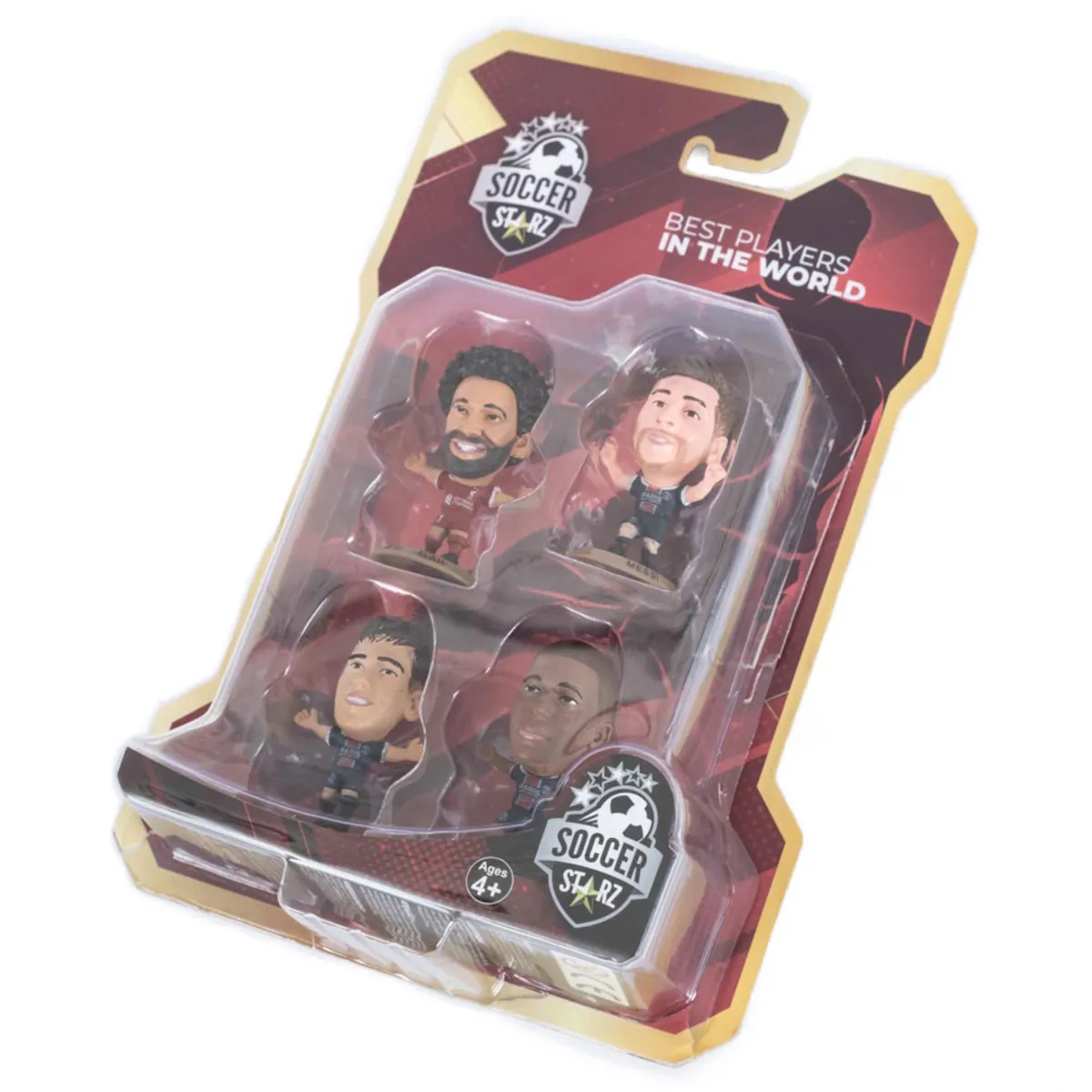 TM-05395 World’s 4 Best Players SoccerStarz Collectable Figures (4-Pack) Packing