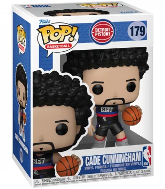 65790 Funko Pop! Basketball - NBA Detroit Pistons - Cade Cunningham Collectable Vinyl Figure Box Front