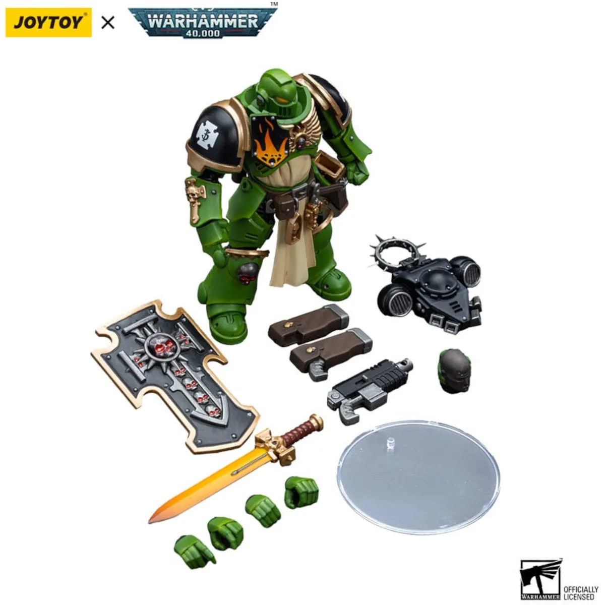 6973130377974 Warhammer 40K Salamanders Bladeguard Veteran 1-18 Scale Action Figure 6