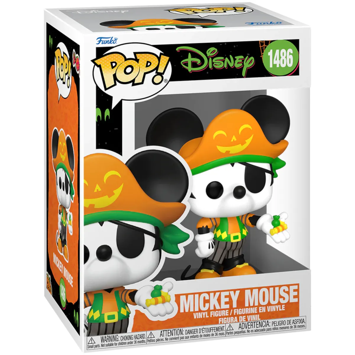 79904 Funko Pop! Animation - Disney - Mickey Mouse (Halloween) Collectable Vinyl Figure Box Front