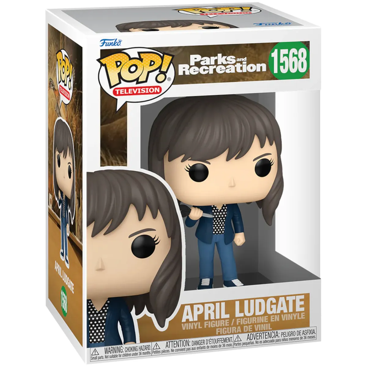 80172 Funko Pop! Television - Parks And Recreation - April Ludgate Collectable Vinyl Figure Box Front