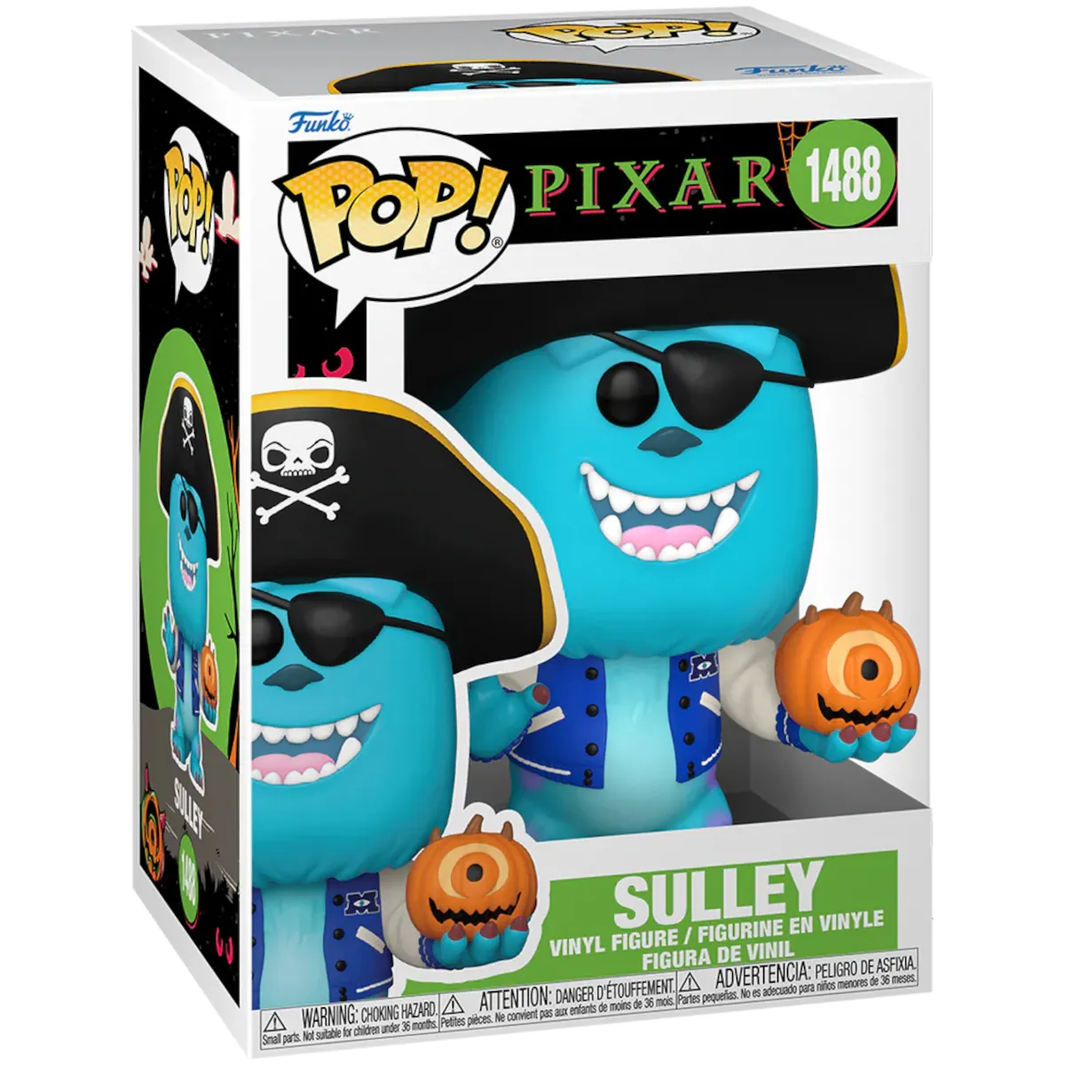 80858 Funko Pop! Animation - Pixar - Sulley (Halloween) Collectable Vinyl Figure Box Front