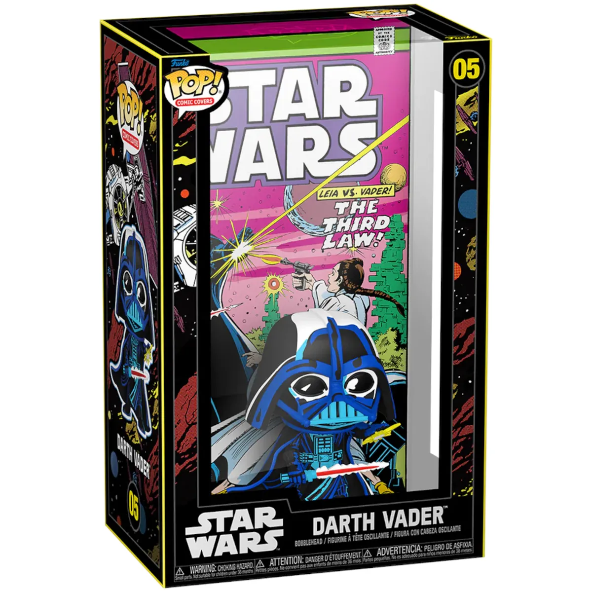 80876 Funko Pop! Comic Covers - Star Wars (1977) #48 - Darth Vader Collectable Vinyl Figure Box Front