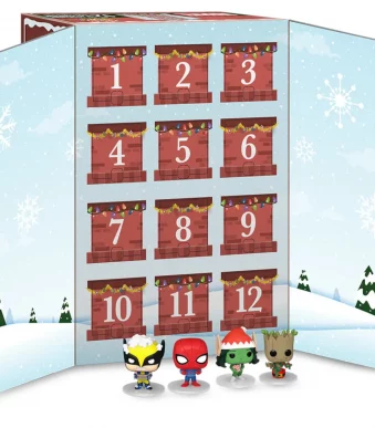 80990 Funko Pocket Pop! - Marvel - 12 Day Countdown Calendar Collectable Vinyl Figures Open