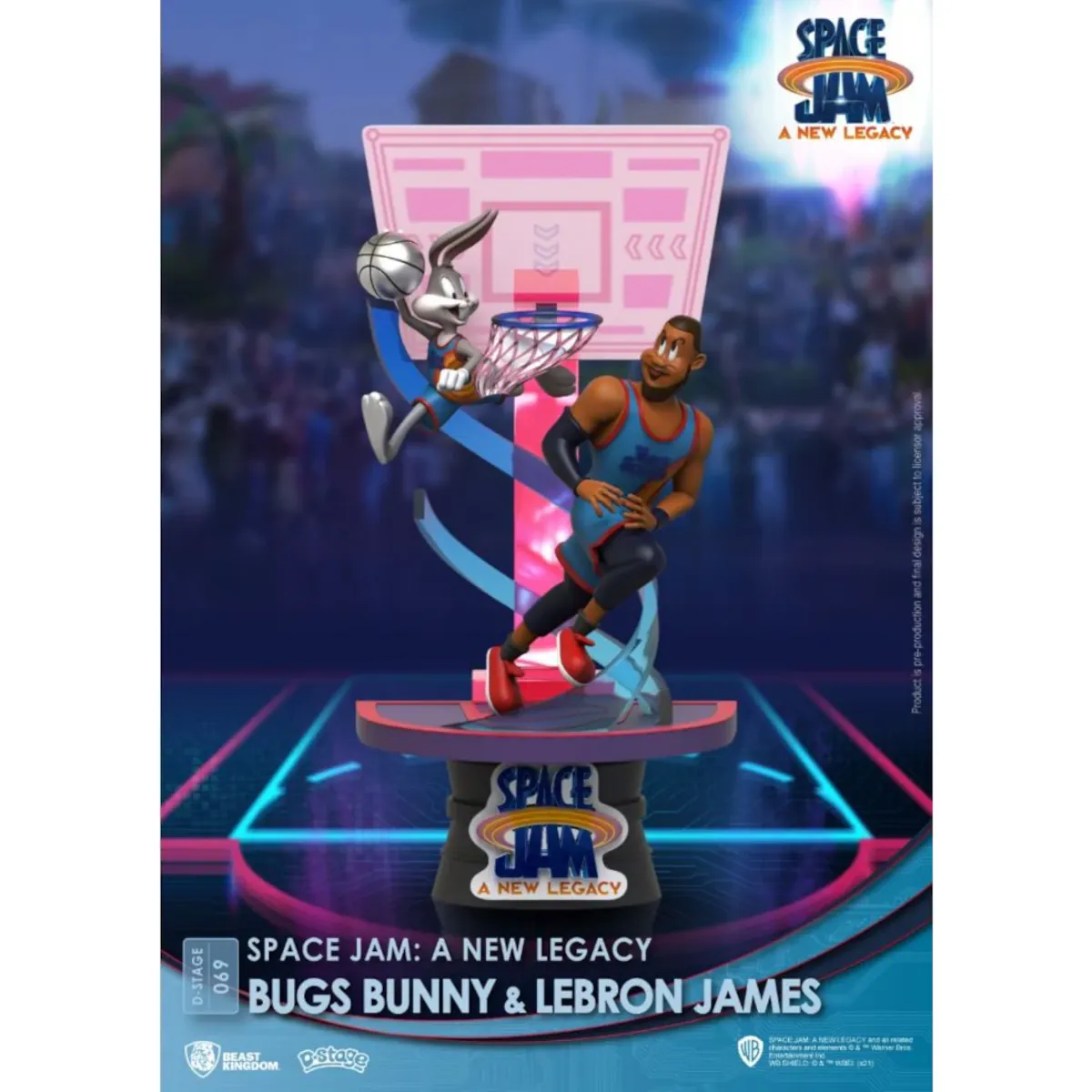 DS-069 Space Jam A New Legacy D-Stage 16cm Bugs Bunny & Lebron James PVC Diorama