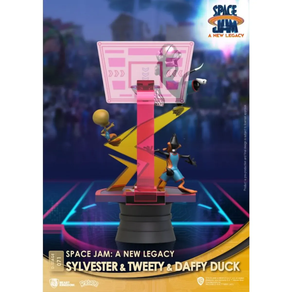 DS-071 Space Jam A New Legacy D-Stage 16cm Sylvester & Tweety & Daffy Duck PVC Diorama 2